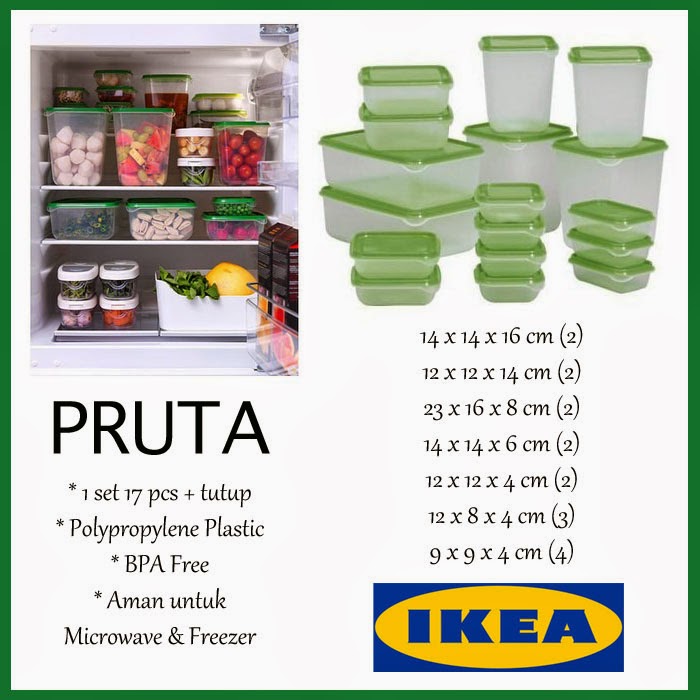 jual ikea pruta food container kotak bekal penyimpanan makanan 17pcs dodolan jual ikea pruta food container kotak bekal penyimpanan makanan 17pcs dodolan