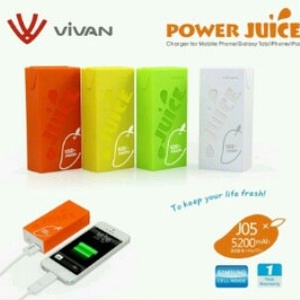 jual powerbank vivan juice j05 series 5200mah original jual powerbank vivan juice j05 series 5200mah original