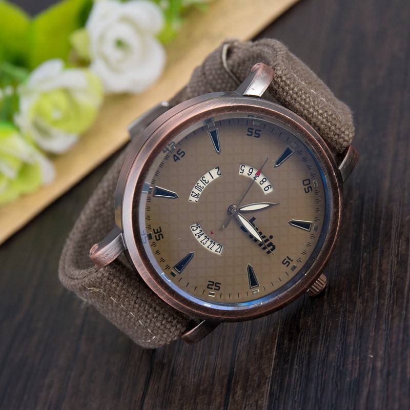 jual jam tangan denim pria impor murah bwin vintage jual jam tangan denim pria impor murah bwin vintage