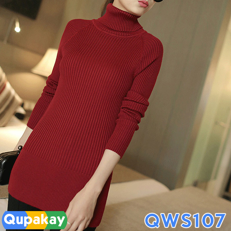 jual sweater wanita turtle neck cotton rajut halus kualitas premium qws107 qupakay jual sweater wanita turtle neck cotton rajut halus kualitas premium qws107 qupakay