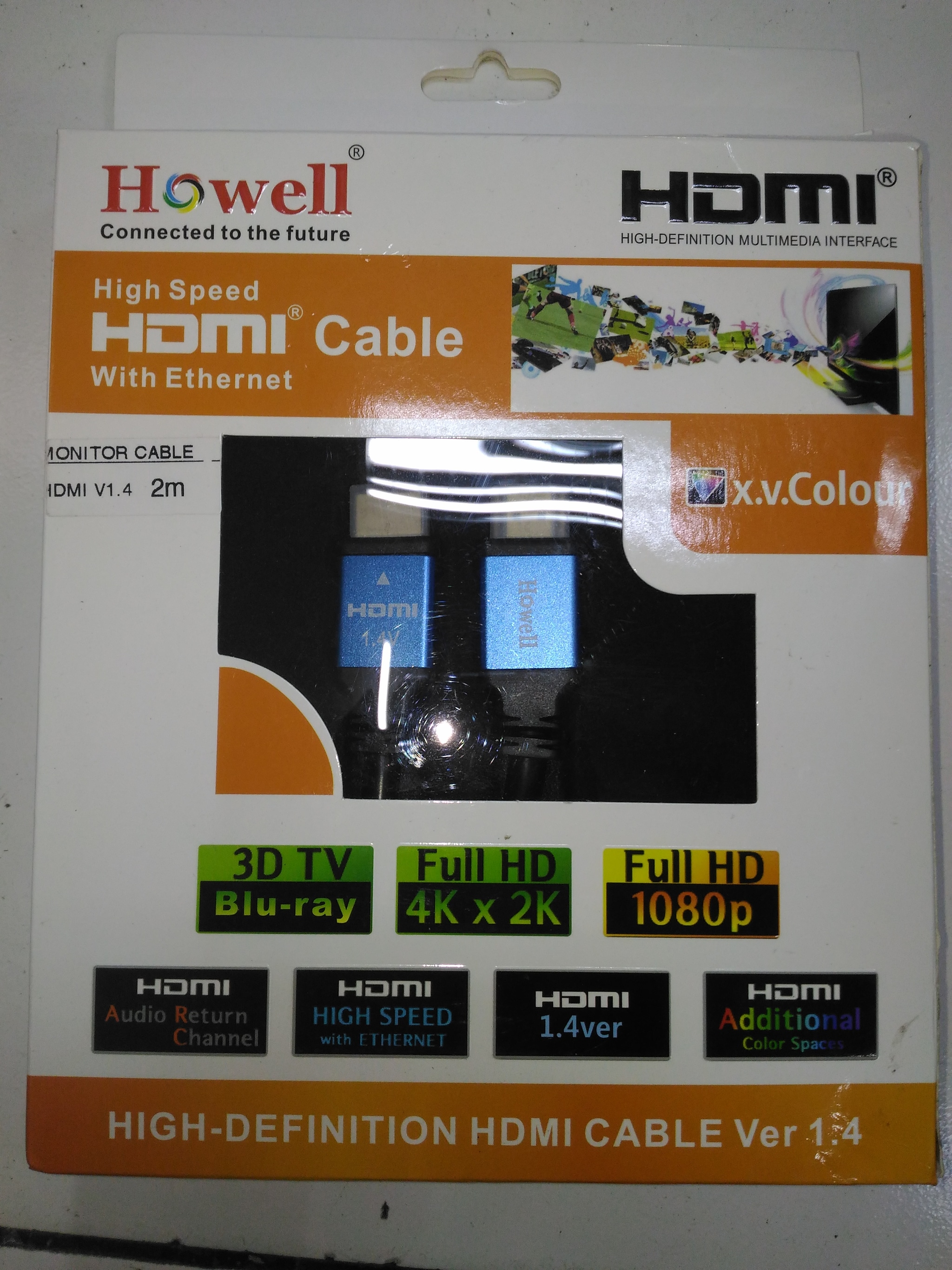 jual kabel hdmi 2m howell hd 2 meter v1 4 inter jual kabel hdmi 2m howell hd 2 meter v1 4 inter