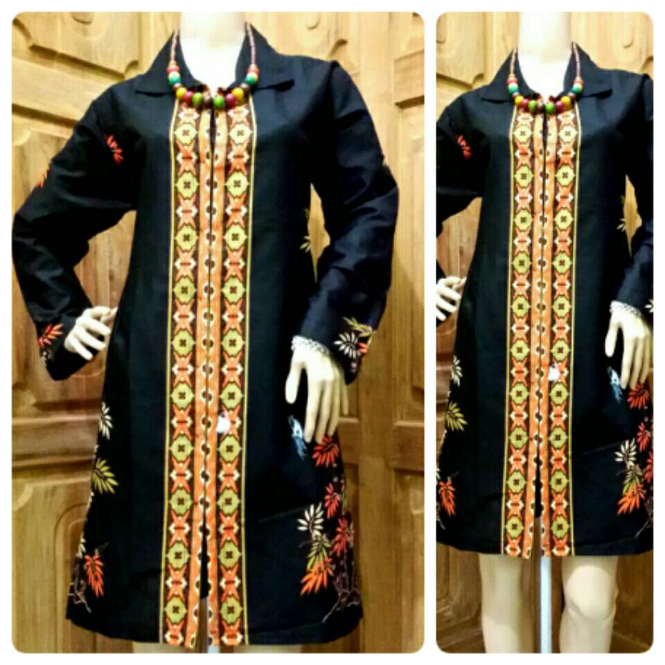 jual tunik batik motif bambu dress batik blus jual tunik batik motif bambu dress batik blus