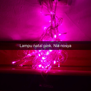 Jual lampu natal tumblr light hiasan pohon cotton ball