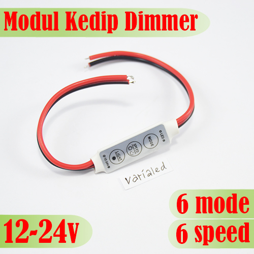 jual modul led mini dimmer controller kedip strobo 6 mode 6 speed 12 24v 6a varialed jual modul led mini dimmer controller kedip strobo 6 mode 6 speed 12 24v 6a varialed