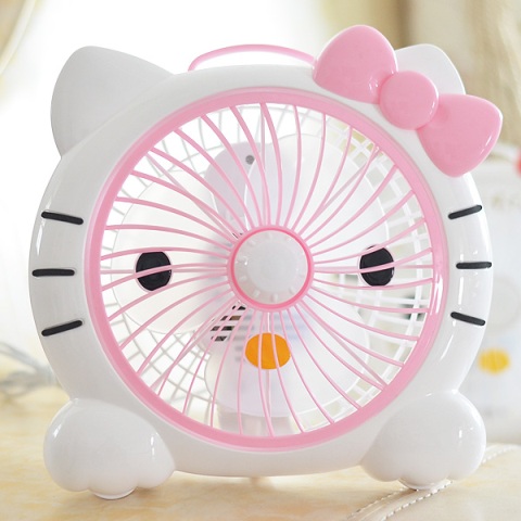 jual large kipas angin listrik mini fan meja motif hello jual large kipas angin listrik mini fan meja motif hello