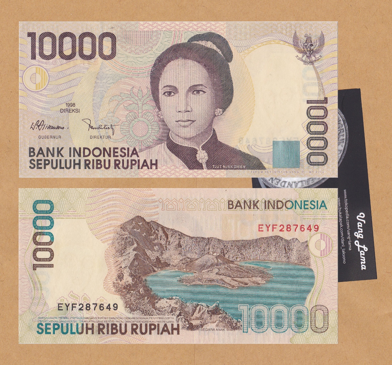 jual uang kertas kuno untuk mahar 10 000 rupiah 1998 uang lama jual uang kertas kuno untuk mahar 10 000 rupiah 1998 uang lama