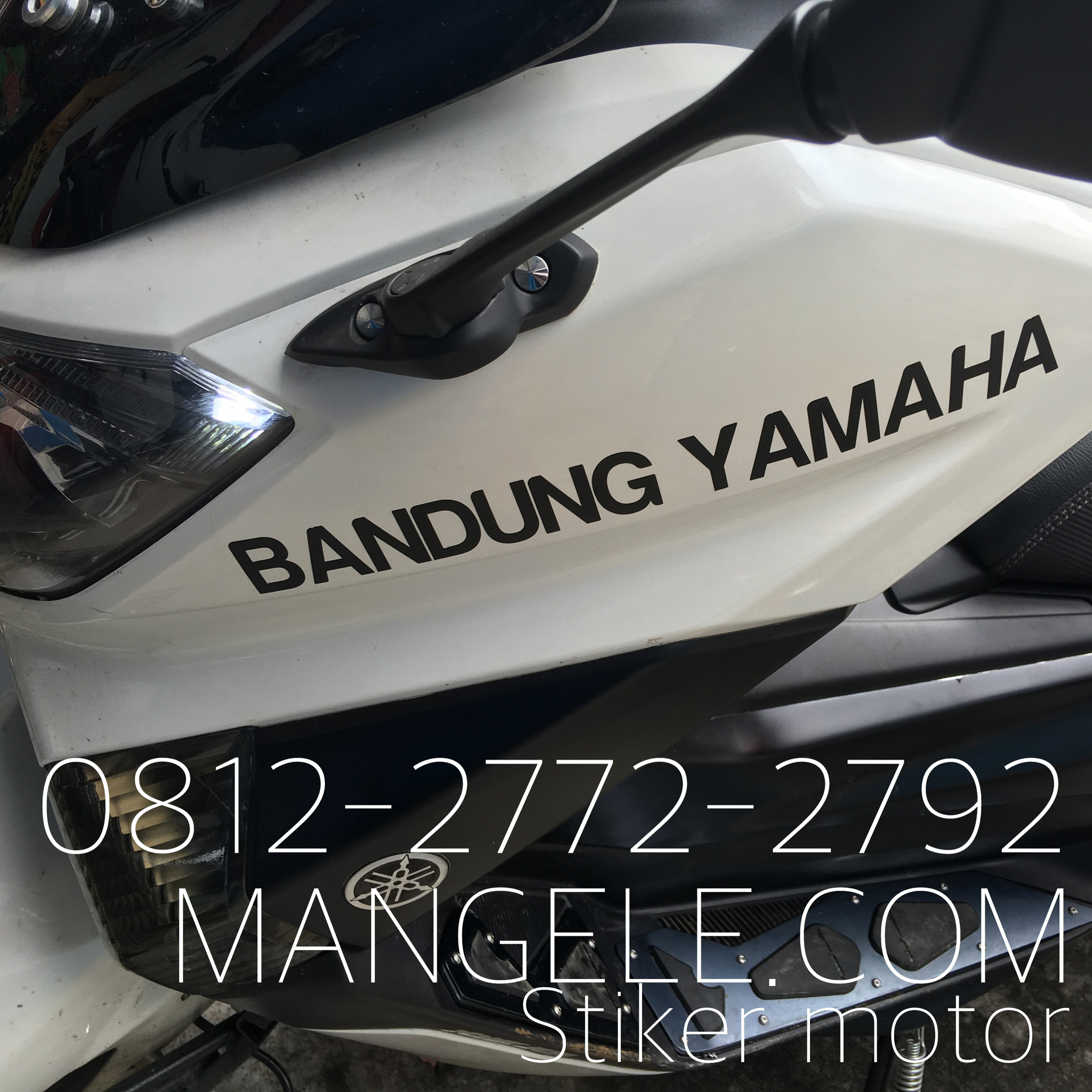 Jual Stiker Cuting Bandung Yamaha Nmax Putih Sticker Mobil
