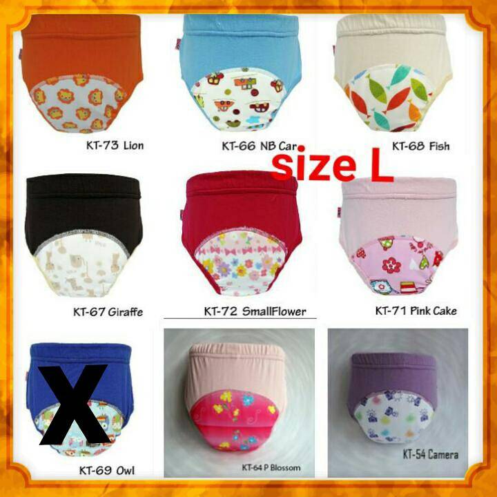 Pant Klodiz L jual klodiz size l 1set isi 2pcs wetbag Pant Klodiz L jual klodiz size l 1set isi 2pcs wetbag
