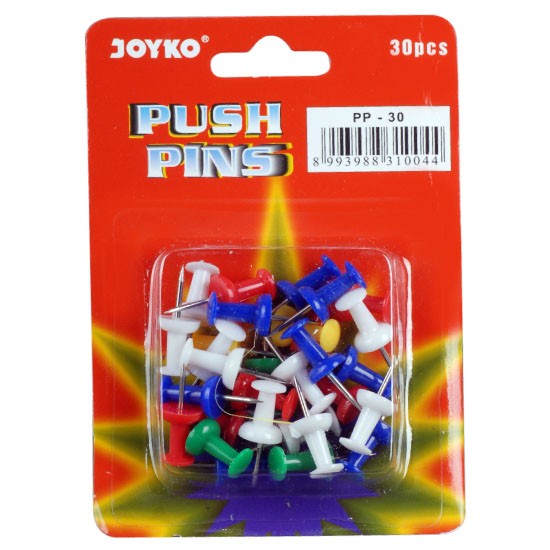 jual push pins joyko warna warni isi 30 pc kby shop jual push pins joyko warna warni isi 30 pc kby shop