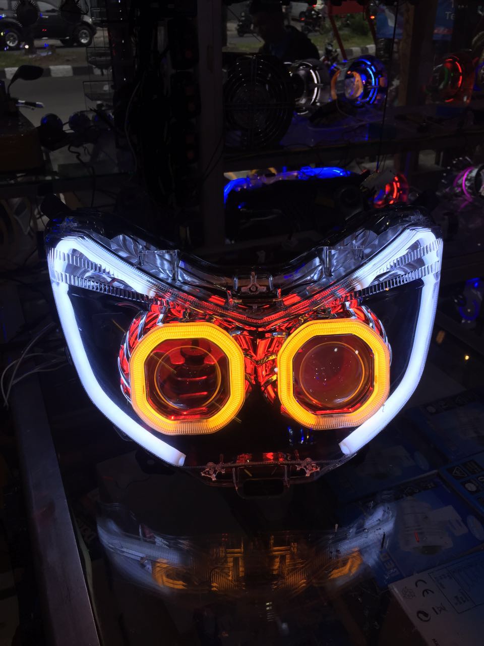 Jual Projie Nmax Hid Projector Nmax Headlamp Nmax Projektor