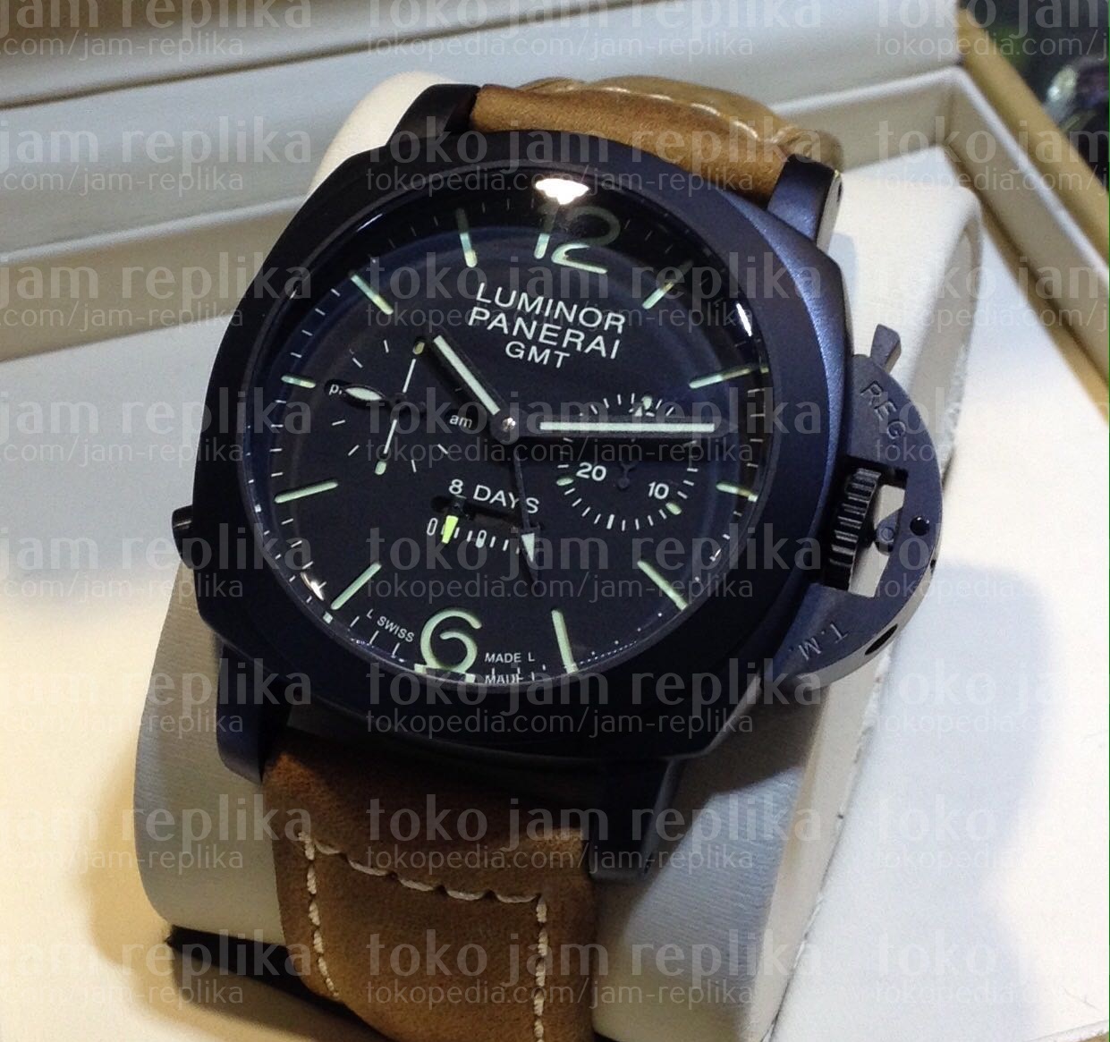 jual jam tangan luminor panerai 1950 gmt pam 00317 jam jual jam tangan luminor panerai 1950 gmt pam 00317 jam