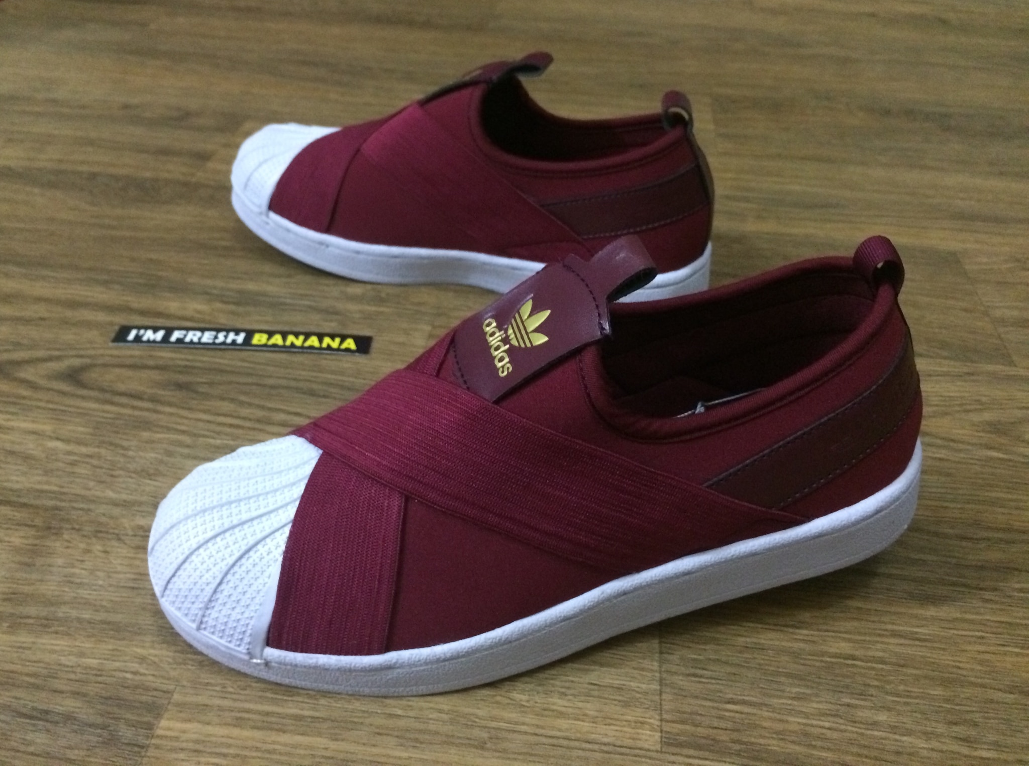 Adidas Superstar Slip On maron Adidas Superstar Slip On maron