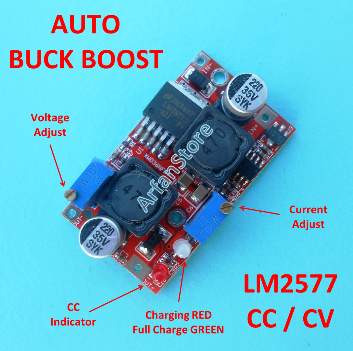 jual auto lm2577 buck boost cc cv dc step up jual auto lm2577 buck boost cc cv dc step up