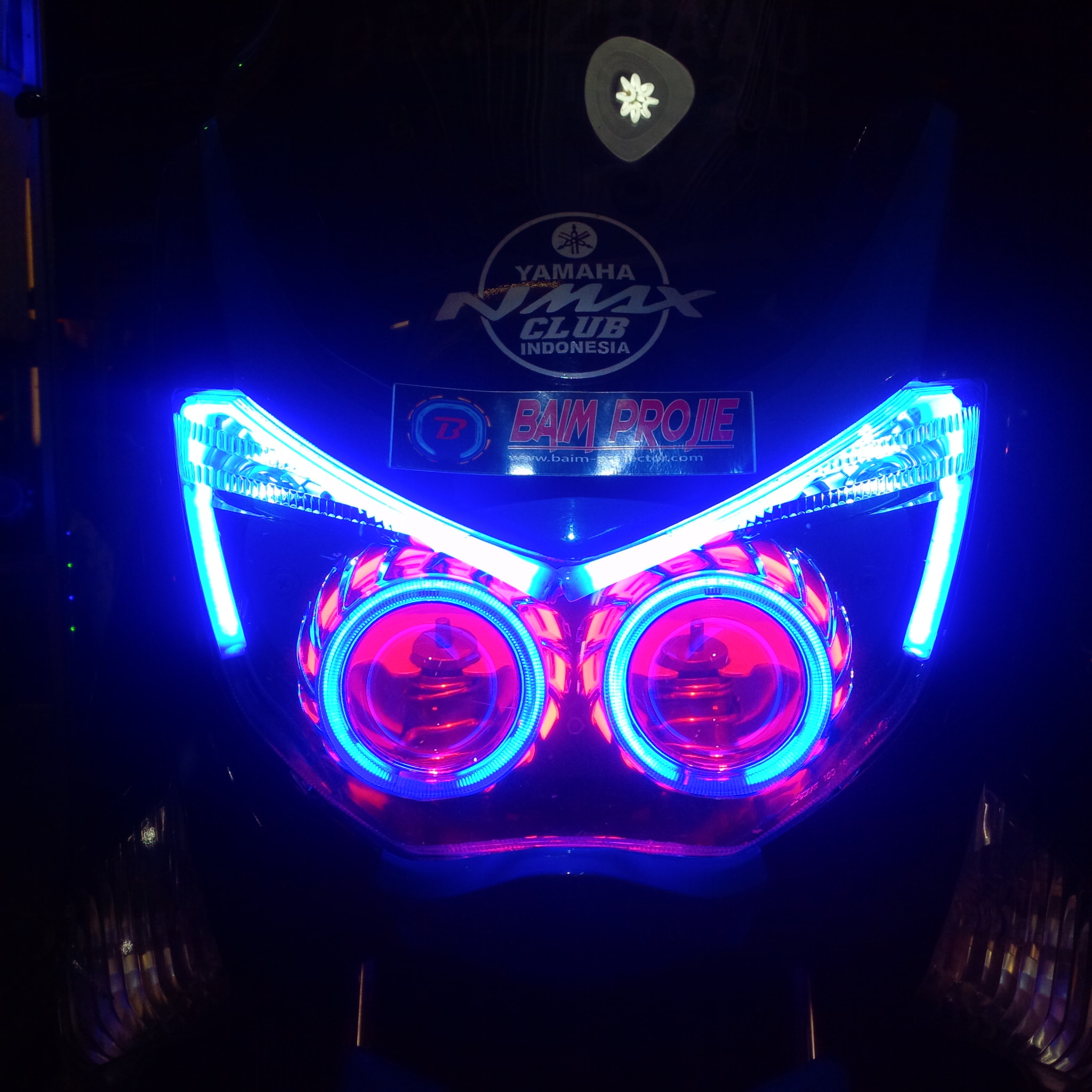 Jual PROJIE N MAX DOUBLE AE DE HEADLAMP ORI Dengan DRL FLEKSIBLE