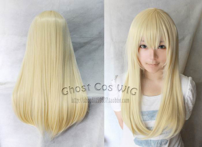 jual wig panjang pale kuning pucat rah shop jual wig panjang pale kuning pucat rah shop