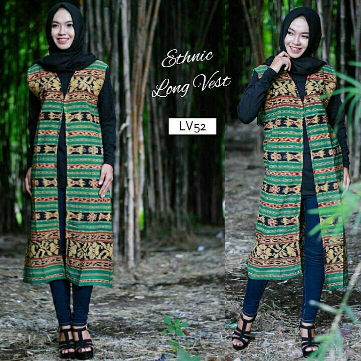 jual ethnic vest outer outwear tenun cardigan cardi jual ethnic vest outer outwear tenun cardigan cardi