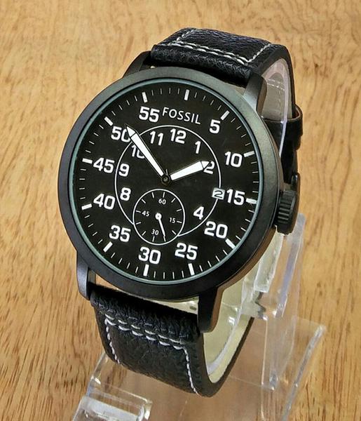 jual jam tangan pria fossil detik bawah tanggal aktif kulit hitam stylish watches jual jam tangan pria fossil detik bawah tanggal aktif kulit hitam stylish watches