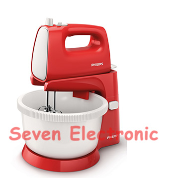 Stand Mixer PHILIPS HR1559 Putih Merah