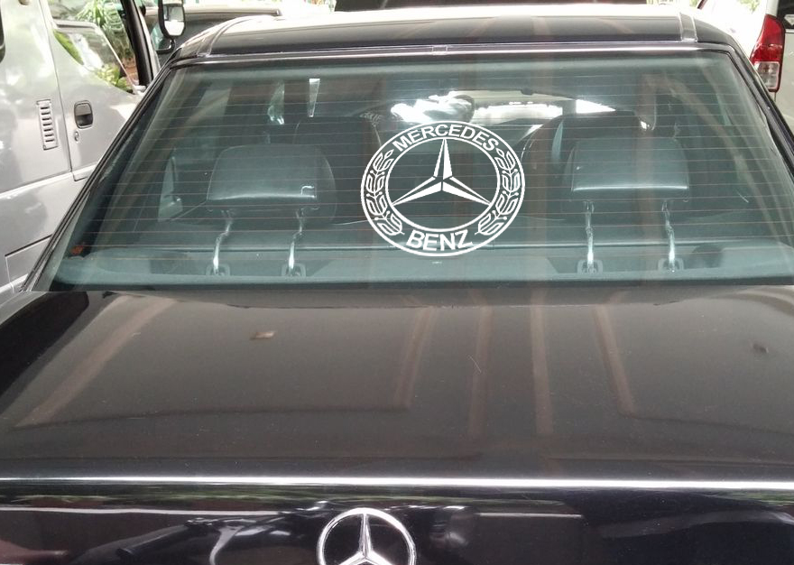jual sticker cutting kaca mobil belakang mercedes mercy 30 x 30 cm marulus aksesoris jual sticker cutting kaca mobil belakang mercedes mercy 30 x 30 cm marulus aksesoris