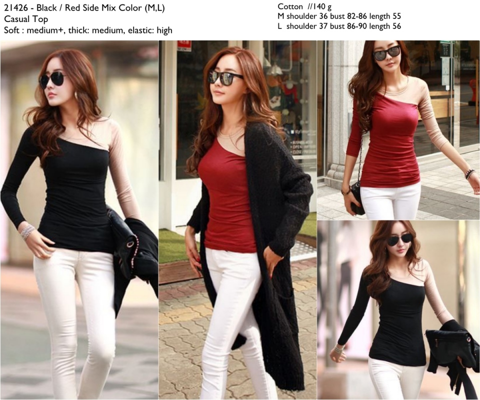jual kaos t shirt slim lengan panjang merah mix coklat muda polos kuhlen wal di jual kaos t shirt slim lengan panjang merah mix coklat muda polos kuhlen wal di