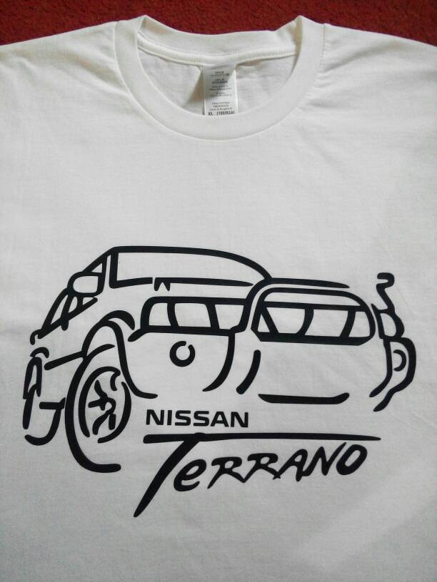 jual kaos mobil nissan terrano logo bagian depan kiri jual kaos mobil nissan terrano logo bagian depan kiri