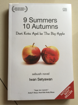 jual buku novel bekas 9 summers 10 autumns preloved jual buku novel bekas 9 summers 10 autumns preloved
