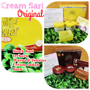 original cream wajah sari baru