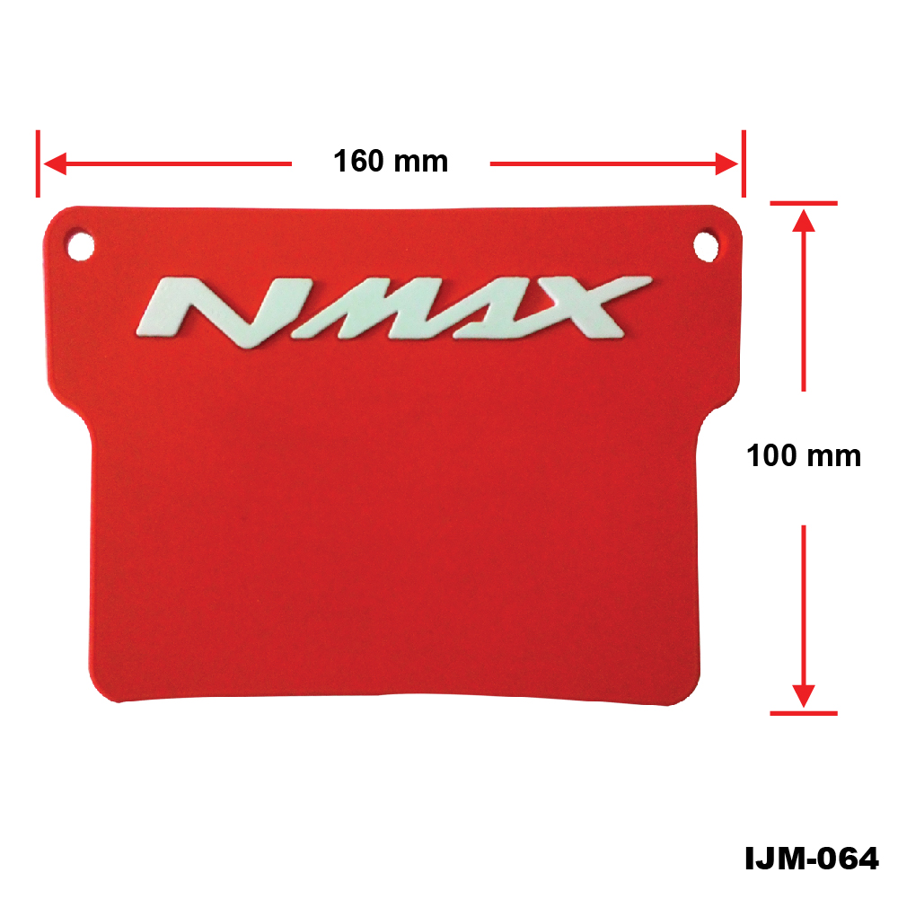 Jual MudFlap Nmax Merah Engine Cover Aksesoris Mudguard Yamaha
