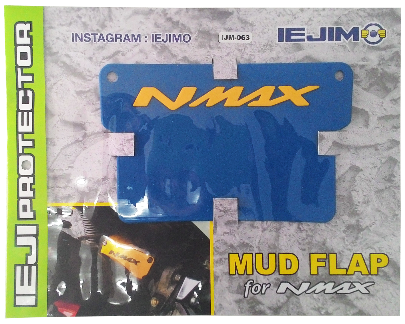 Jual MudFlap Nmax Biru Engine Cover Aksesoris Mudguard Yamaha