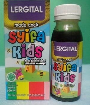 madu herbal anak syifa kids lergital menghilangkan