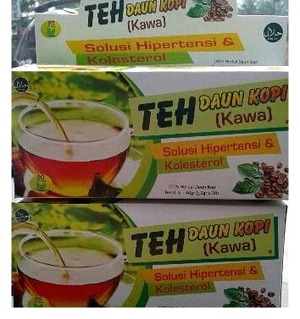 teh celup daun kopi kawa solusi hipertensi dan kol 1
