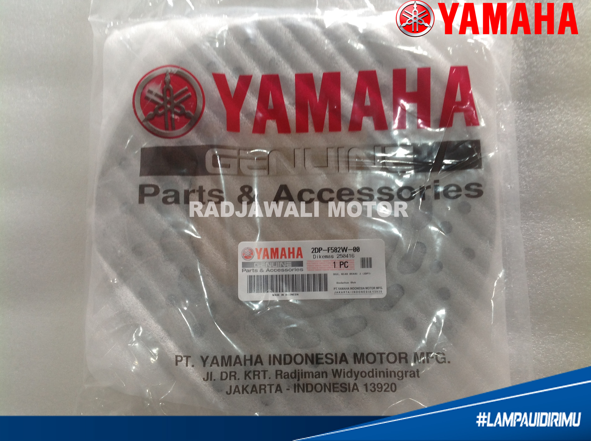 Jual PIRINGAN DISC PIRINGAN CAKRAM BELAKANG NMAX ALSI YAMAHA N