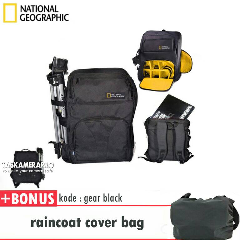 jual tas kamera ransel natgeo gear black gratis cover tas kamera pro jual tas kamera ransel natgeo gear black gratis cover tas kamera pro