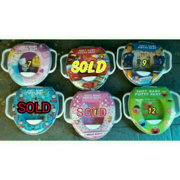jual soft potty seat ring closet karakter with handle jual soft potty seat ring closet karakter with handle