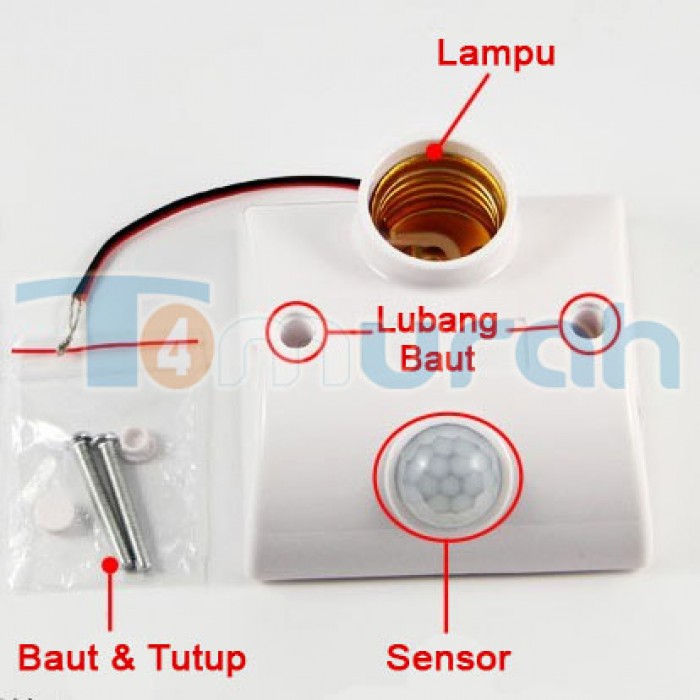 Jual Fitting Lampu Otomatis ON/OFF Dari Pergerakan Manusia - Aksesoris Lampu Hias | Tokopedia