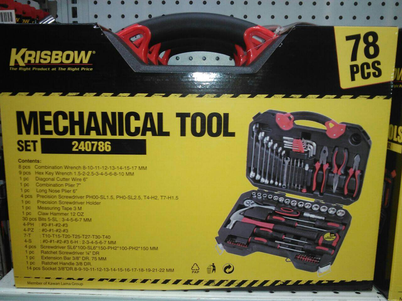 jual mechanical tool set krisbow 78 pcs tool set twinzshop grosir jual mechanical tool set krisbow 78 pcs tool set twinzshop grosir