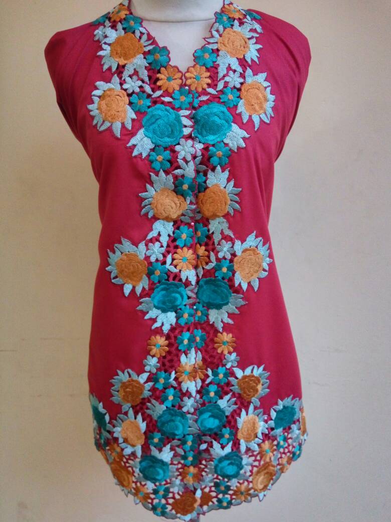jual kain kebaya bordir kerancang katun ima warna hijau jual kain kebaya bordir kerancang katun ima warna hijau