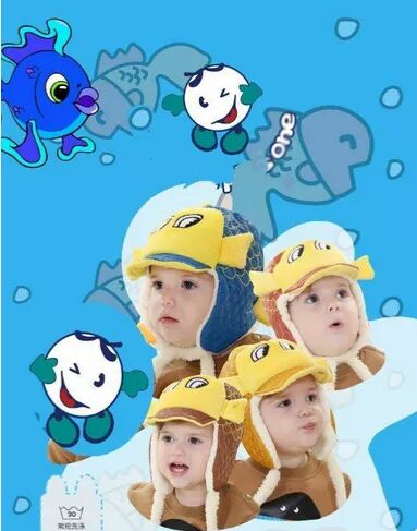 jual topi rajut winter earmuff hat kupluk fish baby anak jual topi rajut winter earmuff hat kupluk fish baby anak