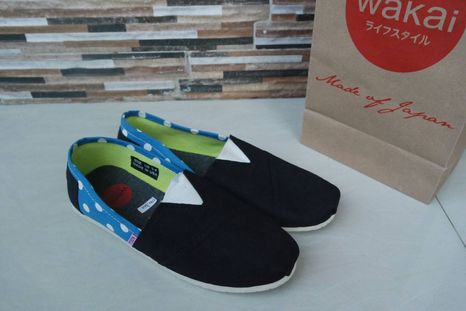 jual wakai polka blue black alcender camber s shop jual wakai polka blue black alcender camber s shop