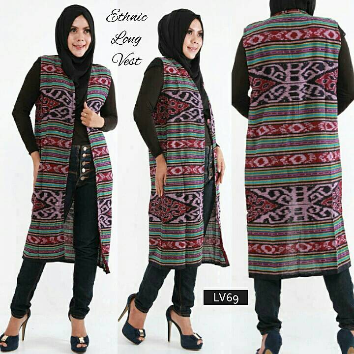 jual ethnic vest tenun outer outwear batik blazer jual ethnic vest tenun outer outwear batik blazer