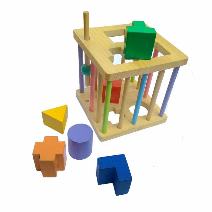 jual wooden shape sorting box mainan shape sorting kayu jual wooden shape sorting box mainan shape sorting kayu