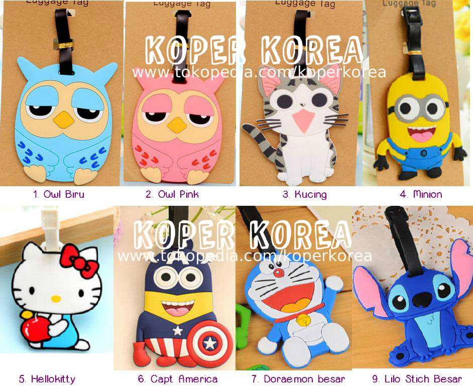 jual luggage tag tag koper koper korea jual luggage tag tag koper koper korea