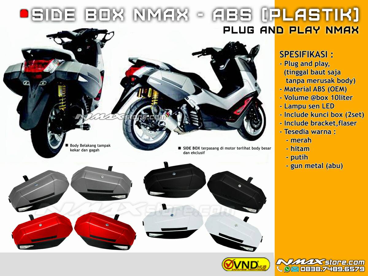 Jual SIDE BOX NMAX ABS PLASTIK Part Motor Murah Tokopedia
