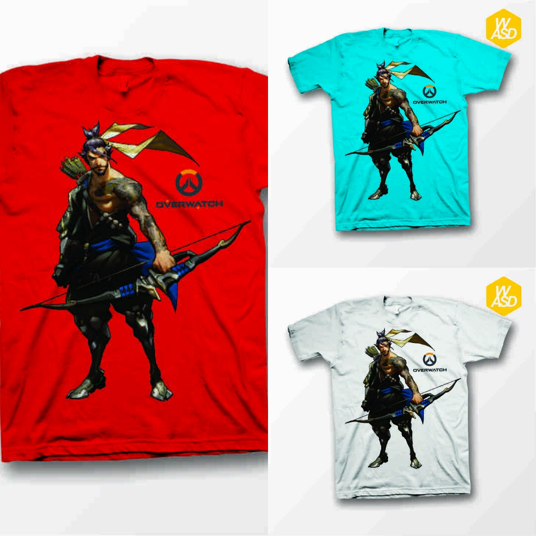 jual kaos overwatch hanzo wasd clothing jual kaos overwatch hanzo wasd clothing