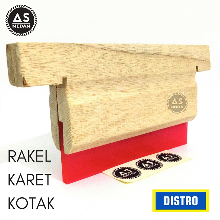 jual alat sablon manual rakel kayu karet kotak 30cm jual alat sablon manual rakel kayu karet kotak 30cm