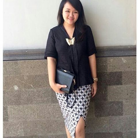 jual kebaya batik kawung black grosir batik jual kebaya batik kawung black grosir batik