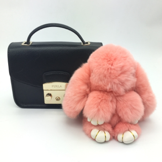 jual gantungan kunci keychain rabbit fur bulu pompom jual gantungan kunci keychain rabbit fur bulu pompom