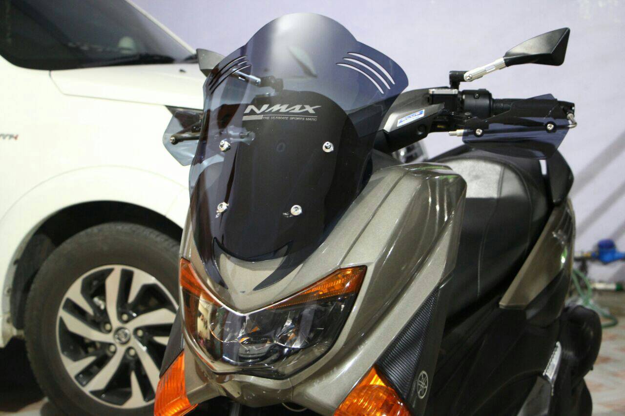 Jual Windshield Yamaha Nmax Thailand 50cm Smoke Grafir Nmax