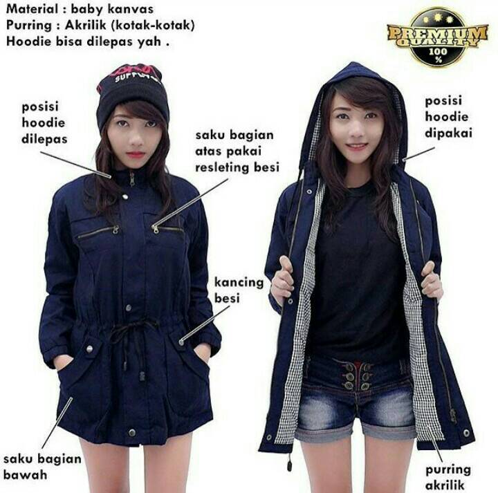 jual jaket parka cewe wanita cewek navy pradiptaacc jual jaket parka cewe wanita cewek navy pradiptaacc