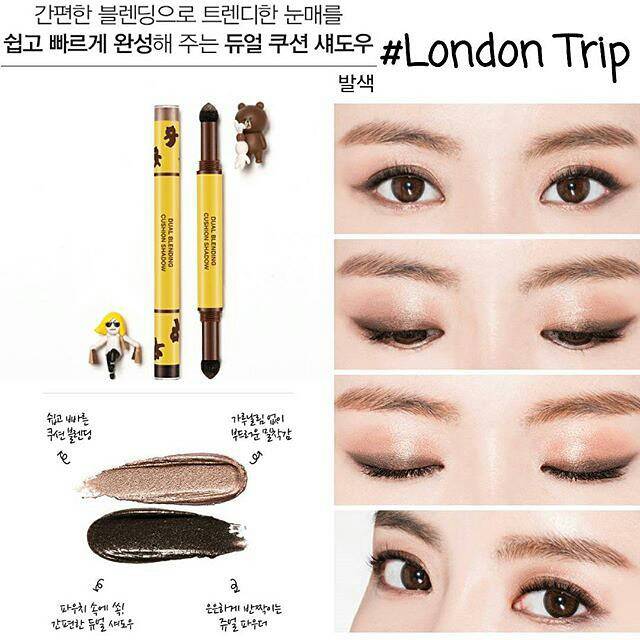 jual missha x line friends dual blending cushion shadow jual missha x line friends dual blending cushion shadow